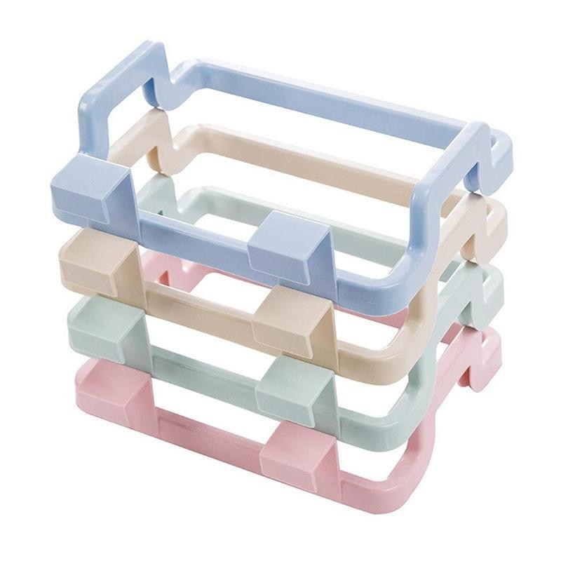 Kitchen Trash Garbage Bag Holder Rack Kitchen Cabinet Door Back Rack Trash Storage Cupboard Trash Holder