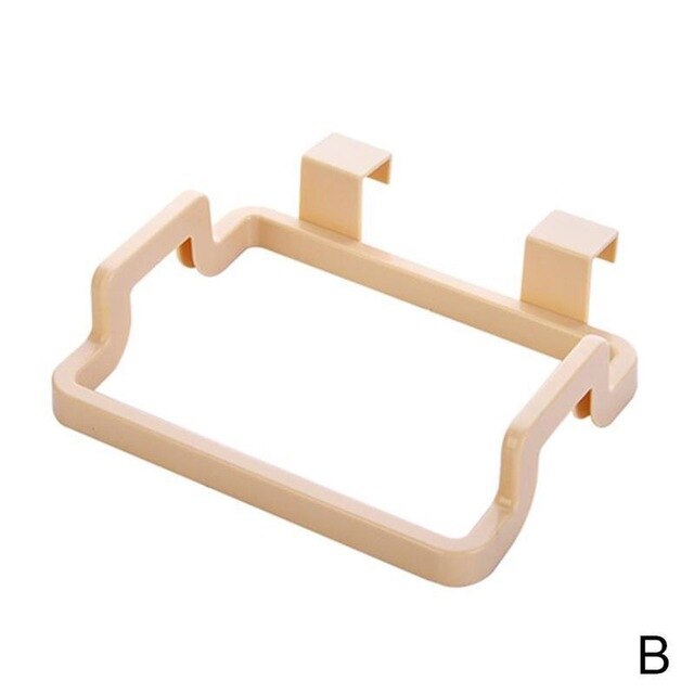 Kitchen Trash Garbage Bag Holder Rack Kitchen Cabinet Door Back Rack Trash Storage Cupboard Trash Holder