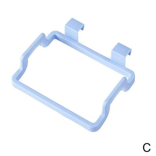 Kitchen Trash Garbage Bag Holder Rack Kitchen Cabinet Door Back Rack Trash Storage Cupboard Trash Holder