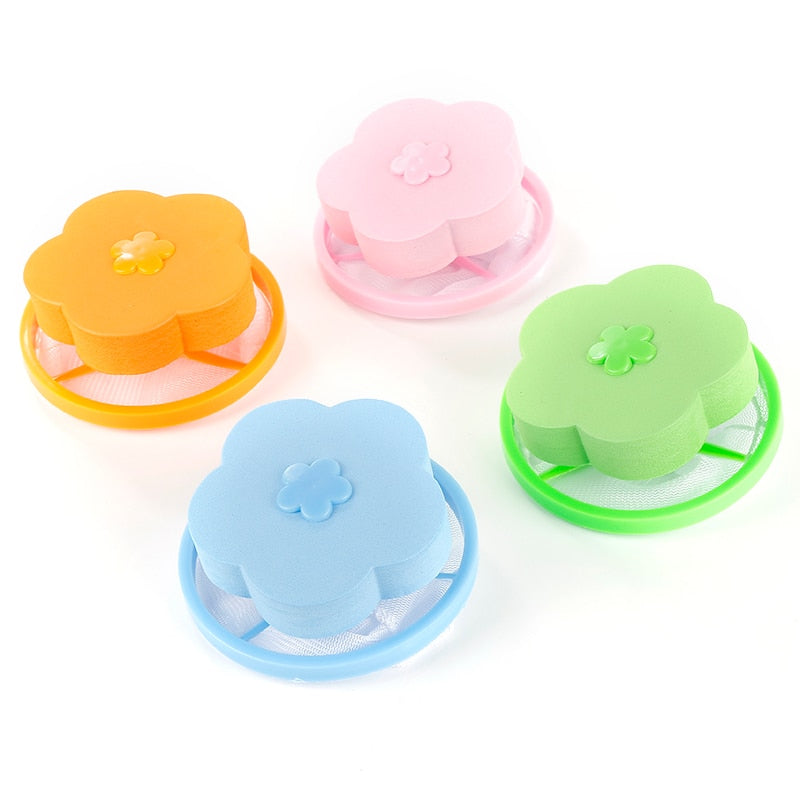 Clothing Fur Hair Removal Catcher Cleaning Balls Bag Laundry Balls Discs Dirty Fiber Collector Mesh Pouch Washing Machine Filter