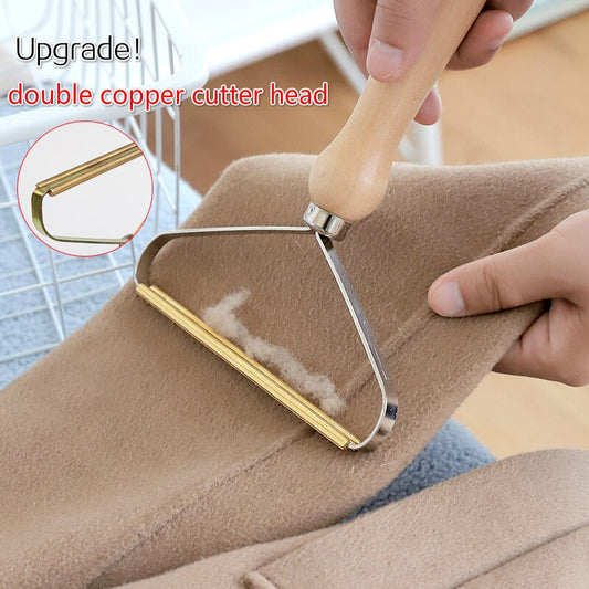 ChicSoleil Portable Lint Remover Clothes Fuzz Fabric  Shaver Brush Tool Power-Free Fluff Removing Roller for Sweater Woven Coat