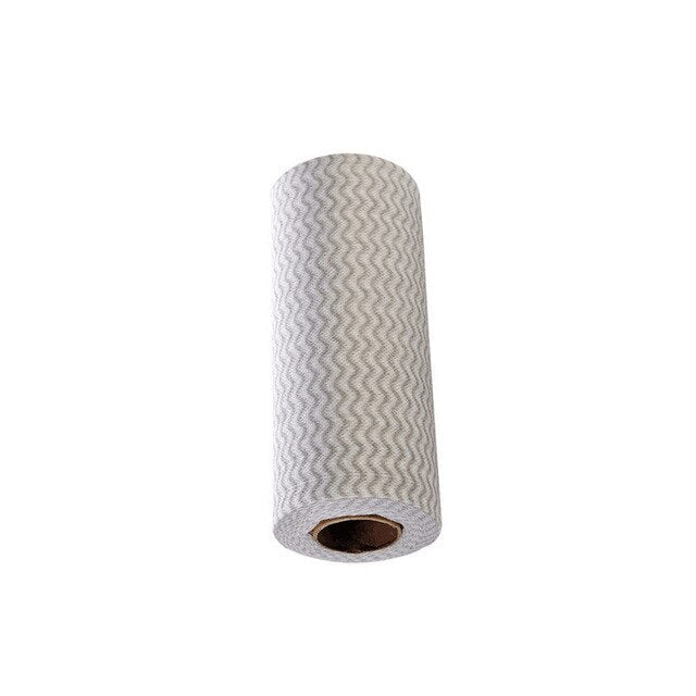 Kitchen Anti-grease wiping rags efficient Super Microfiber Disposable Absorbent Scouring Pad Kitchen Tableware Cleaning Cloth