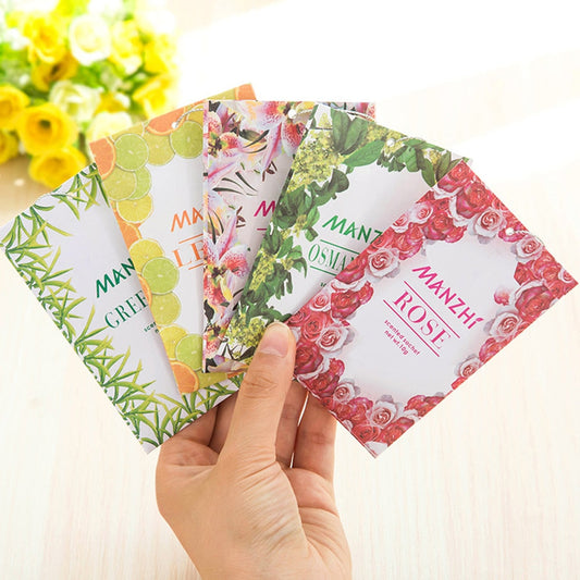 1pcs 9 Fragrances Natural Hanging Spices Wardrobe Aromatherapy Bag Air Fresheners Fragrant Flavor Bag Cabinet Spice Pockets
